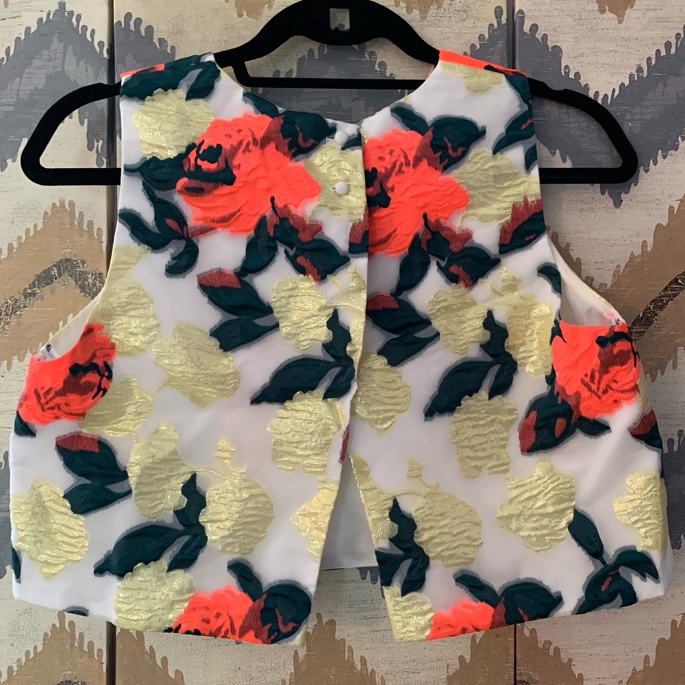 ASOS Embroidered Floral shell top